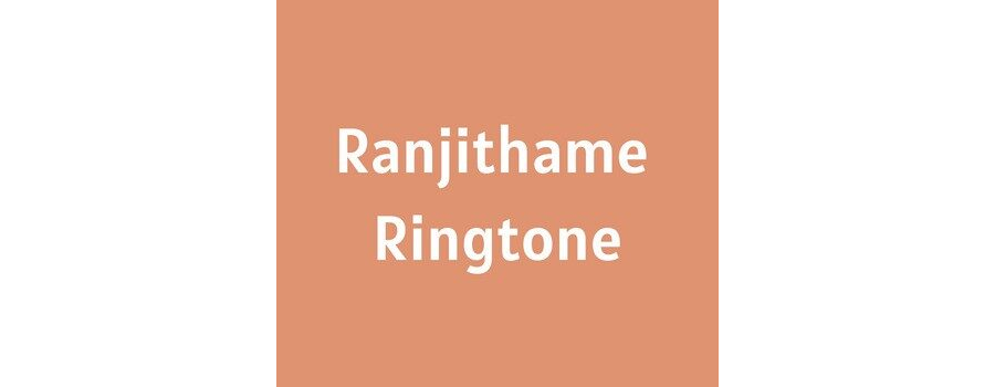 Ranjithame Ringtone Download MP3 (Varisu Song)