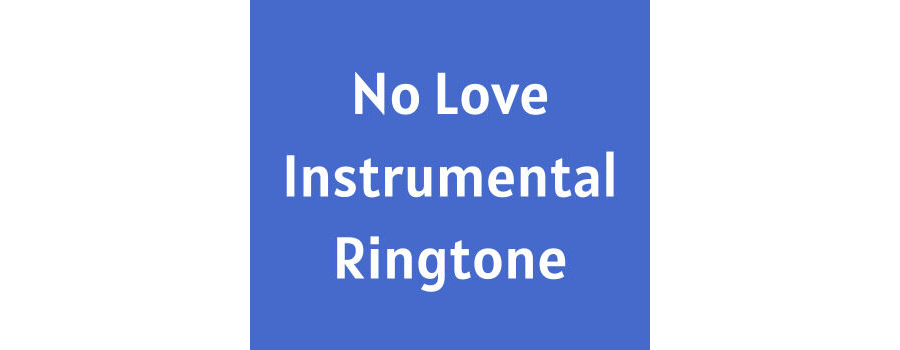 No Love Instrumental Ringtone Download