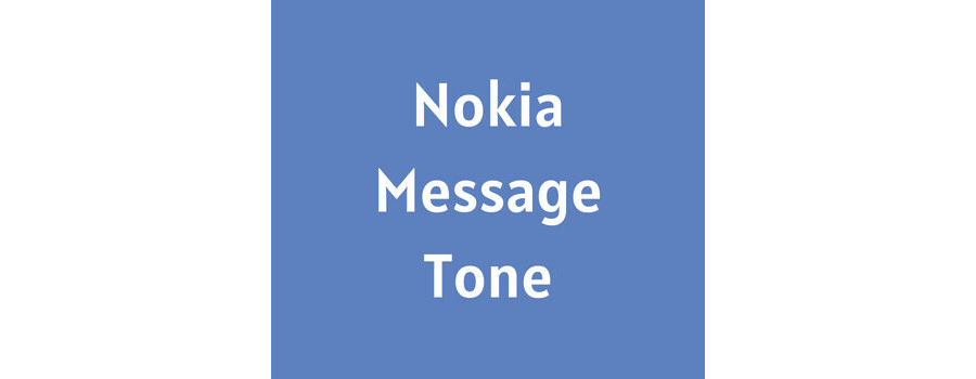 Nokia Message Tone Download MP3
